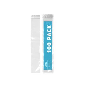 2 X 12 Ziplock Plastic Incense Bag, Pack Qty, 100 Pc