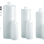 2oz Natural Hdpe Cylinder Bottle Flip top Caps