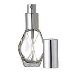 60 ml Diamond Shape Empty Perfume Bottles with Silver Fine Mist Spray Pump