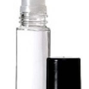 5 ml Roll on Plain Glass Gottle with Housing Ball & Plastic Caps