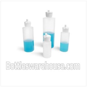 8 oz. Plastic Cylinder With Flip Top Cap