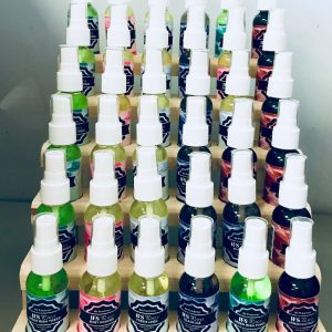 Air Freshener Set of 18 Pc With Bottle Holder