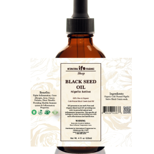 Black Seed Oil (Nigella Sativa) Natural 4 0z.