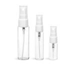 Glass Vails Clear With Clear Spray bottle 10ml