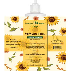 Organic Vitamin E Oil (Tocopheryl Acetate)