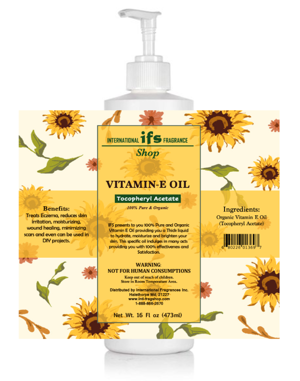 Organic Vitamin E Oil (Tocopheryl Acetate)