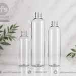 8 oz Clear PET Cosmo Round Bottle | Cosmetic Packaging